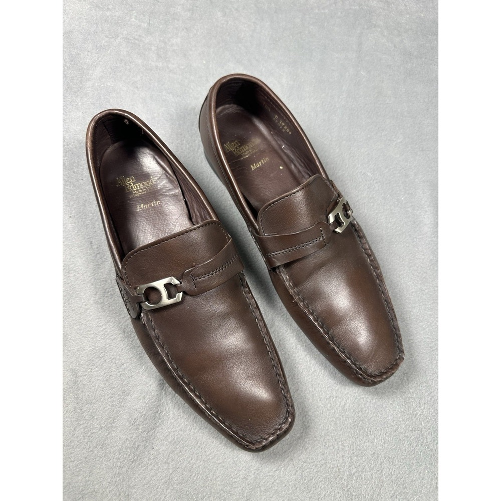 Allen Edmonds Martin Brown Leather Horsebit Loafers Men's Size 10.5 USA